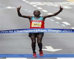 Kirui had continuous wins in the World Championships Marathon in 2009 and 2011.